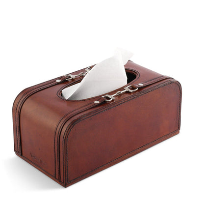 Premium Genuine Leather Bit Tissue Box [Online Only]