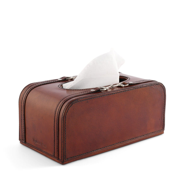 Premium Genuine Leather Bit Tissue Box [Online Only]