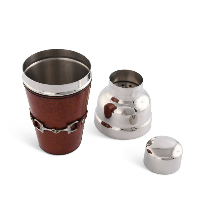 Premium Genuine Leather Equestrian Bit Cocktail Shaker [Online Only]