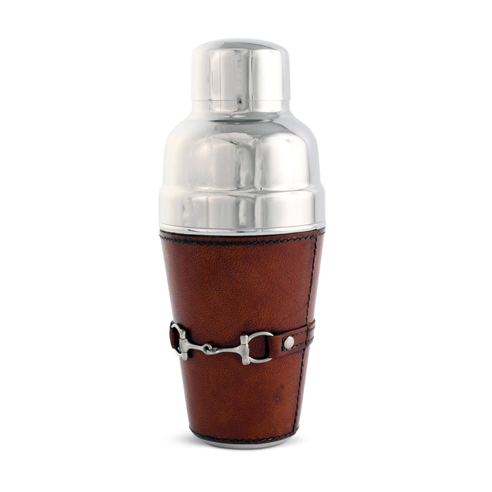 Premium Genuine Leather Equestrian Bit Cocktail Shaker [Online Only]