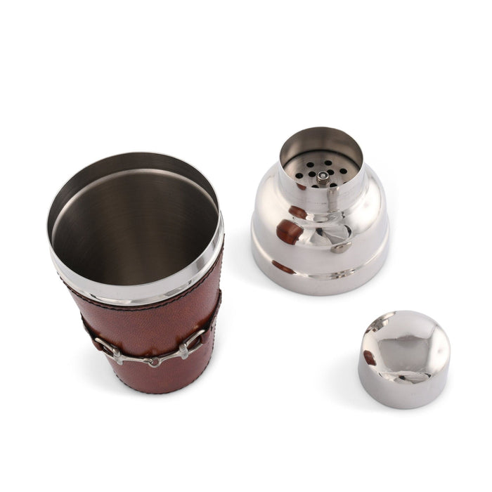 Premium Genuine Leather Equestrian Bit Cocktail Shaker [Online Only]