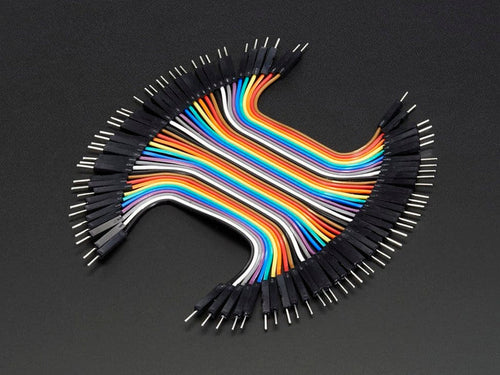 Premium Male/Male Jumper Wires - 40 x 3" (75mm) by The Pi Hut - The Pi Hut