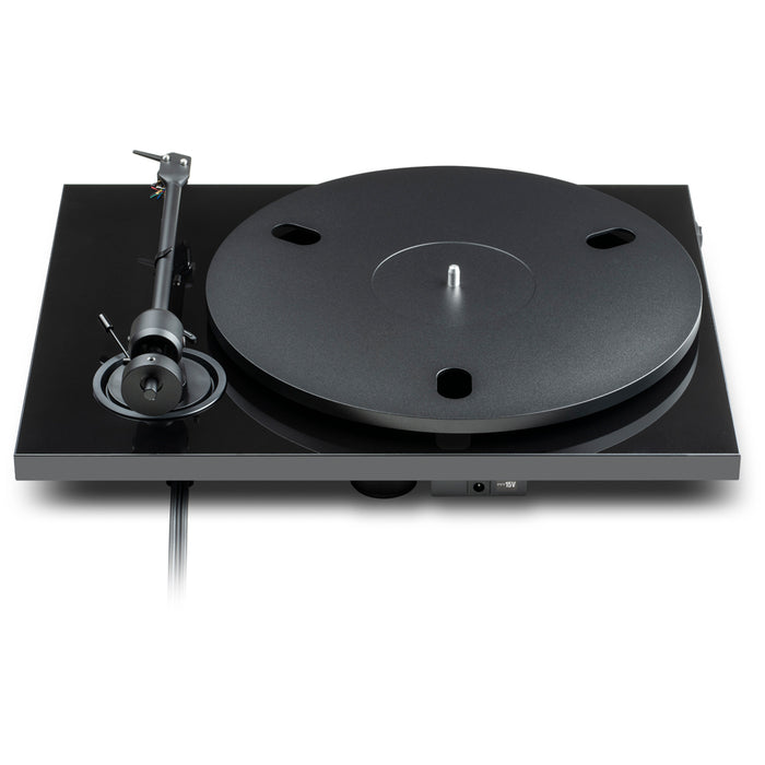 Pro-Ject E1.2 Plug and Play Entry Level Audiophile Grade Manual Turntable Black Black