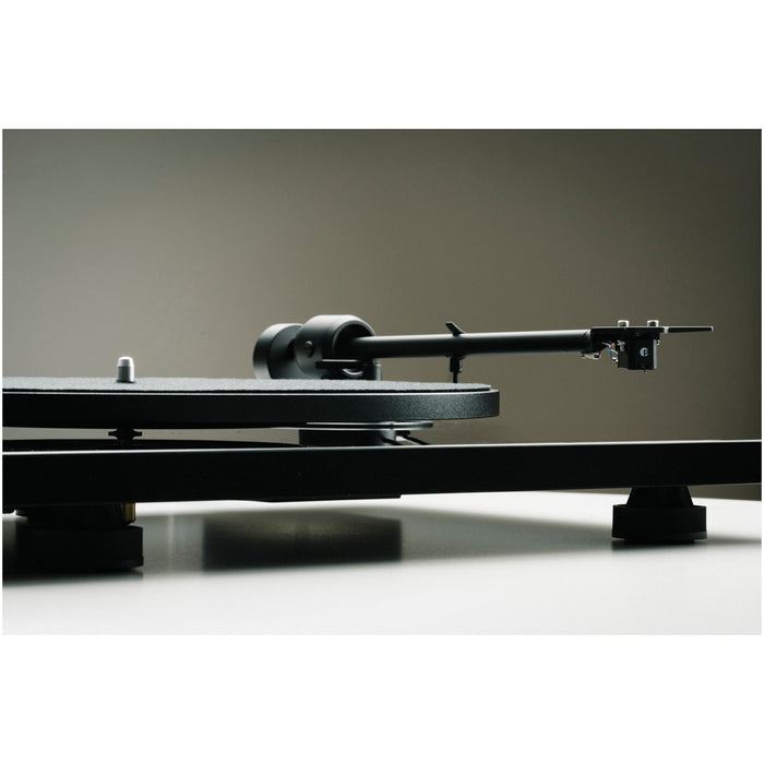 Pro-Ject E1.2 Plug and Play Entry Level Audiophile Grade Manual Turntable Black Black