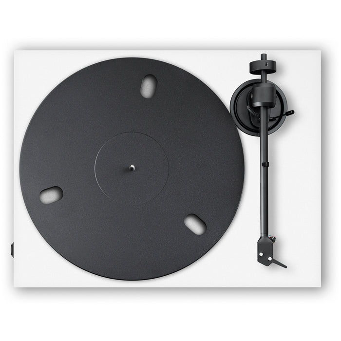Pro-Ject E1.2 Plug and Play Entry Level Audiophile Grade Manual Turntable White White