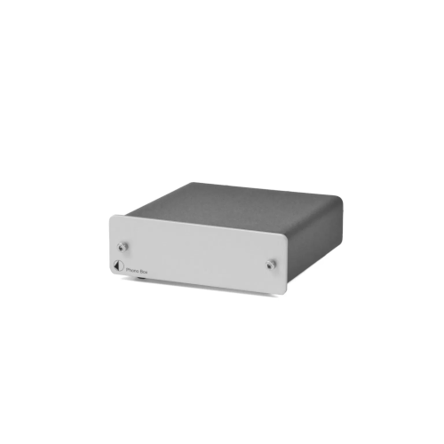 Pro Ject Phono Box MM and MC preamp with line output Grey Silver