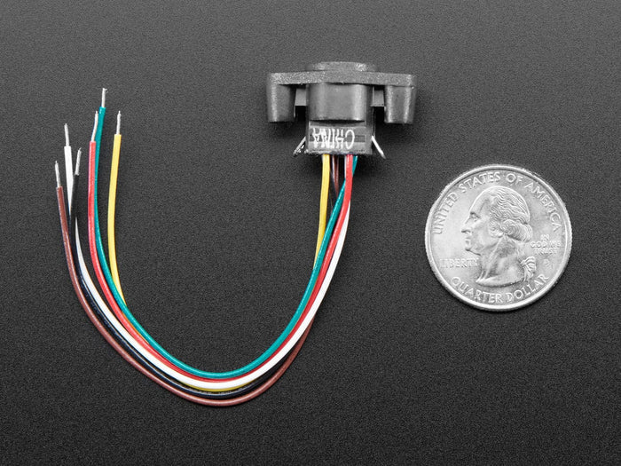 PS/2 Wired Connector - Panel Mount MiniDIN-6 [Discontinued] by The Pi Hut - The Pi Hut
