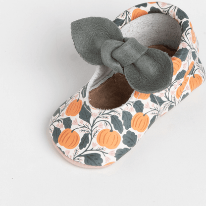 Pumpkin Patch Knotted Bow Baby Shoe Knotted Bow Mocc Soft Sole