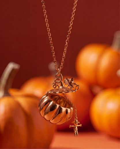 Pumpkin Patch Pumpkin Locket Necklace