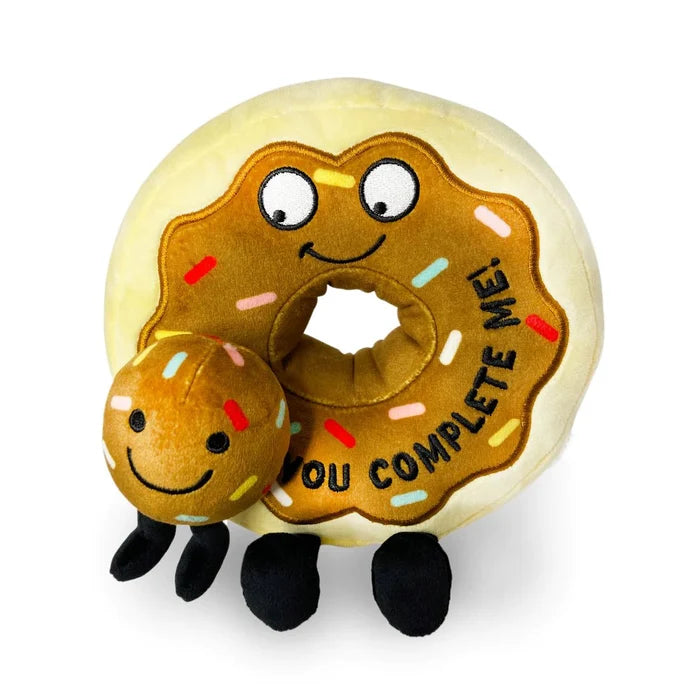 Punchkins - You Complete Me Donut Plush Toy - Owl & Goose Gifts