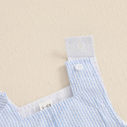 PUPPY Striped Romper