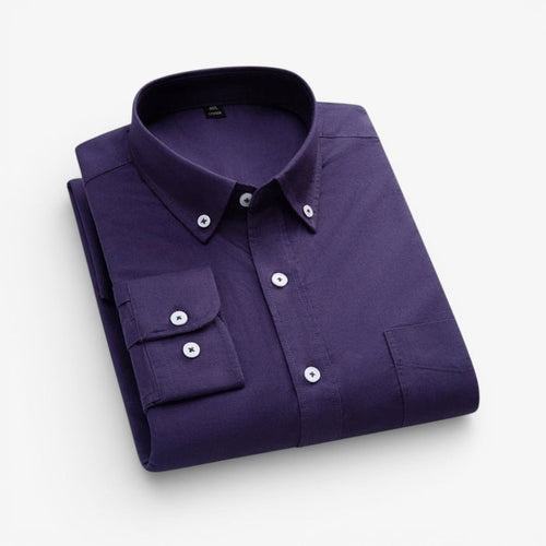 Pure cotton office work shirt - AntoniosClothing - Evergreen