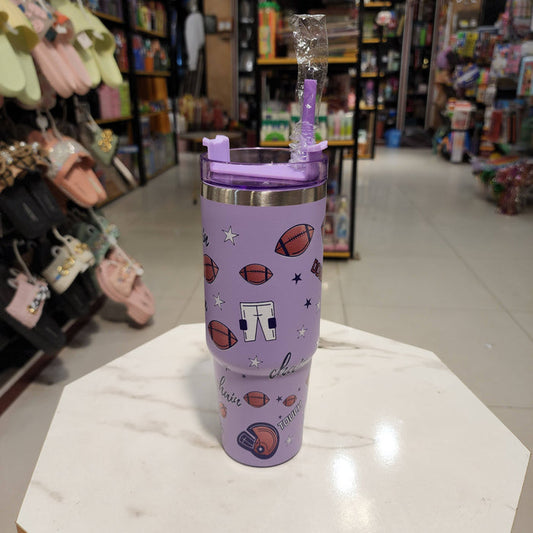 Purple Stainless Steel Tumbler - Maha fashions -  TUMBLER