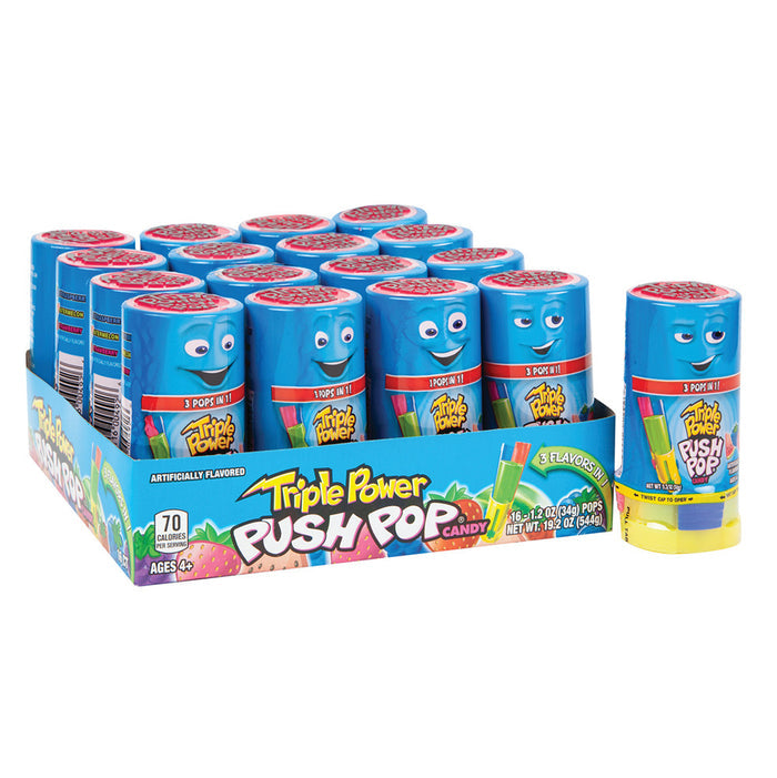 Push Pops Triple Power - 16ct