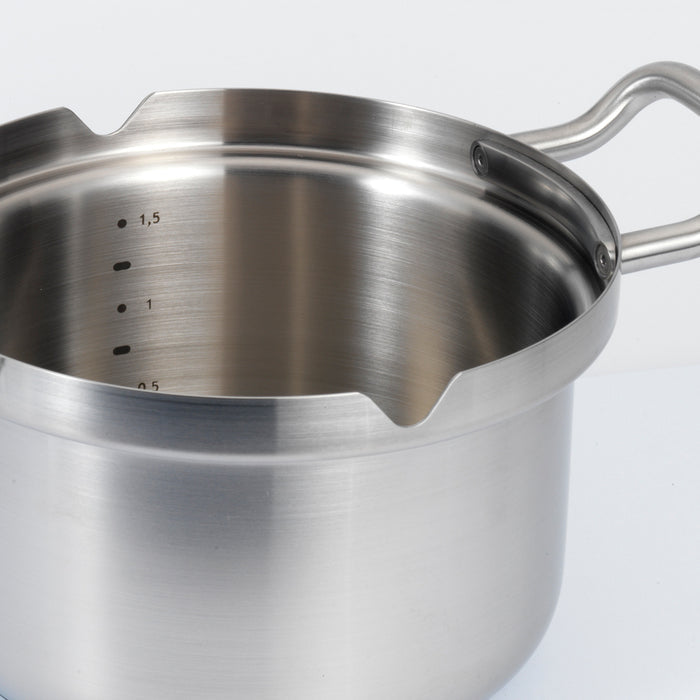 Q-Linair Master pannenset 4-delig zilver binnenzijde