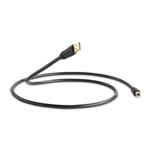 QED QE6904 Performance USB Cable A to B 5M Graphite
