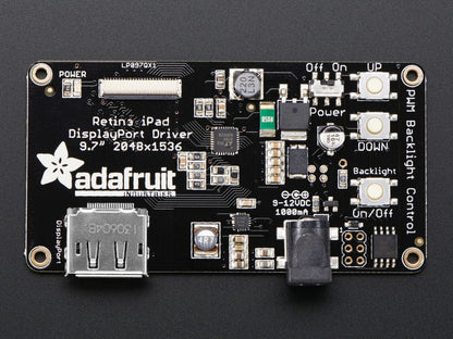 Qualia Bare Driver Board for LP097QX1 Display [Discontinued] by Adafruit - The Pi Hut