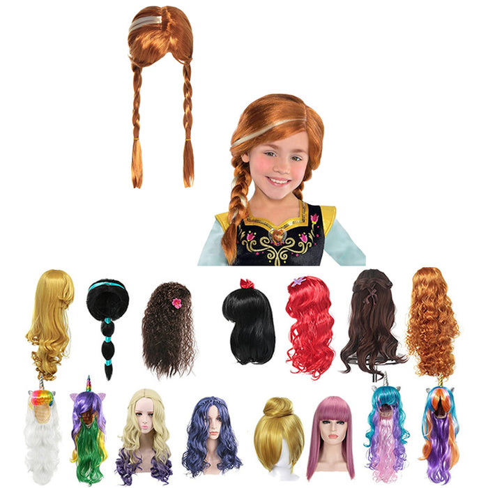 Quality Children Princess Costume Girl Accessories-Wigs
