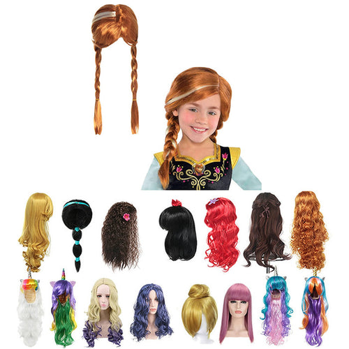 Quality Children Princess Costume Girl Accessories-Wigs