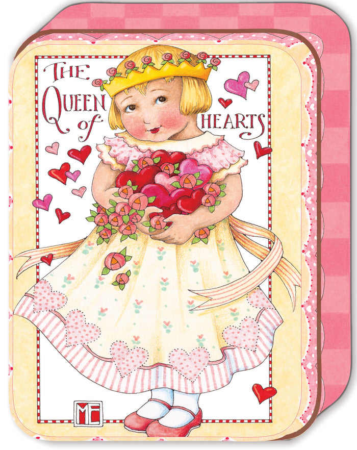 Queen of Hearts Sticker Tin
