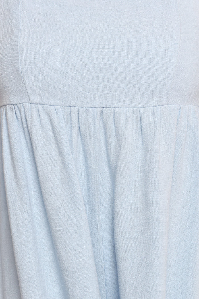 Petal and Pup USA PLAYSUITS Quinley Romper - Light Blue