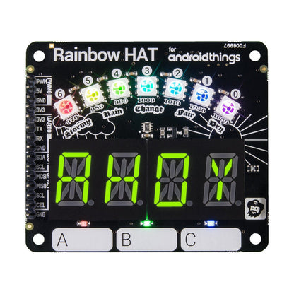 Rainbow HAT [Discontinued] by Pimoroni - The Pi Hut