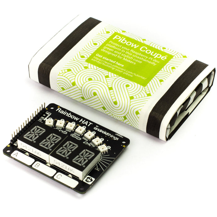 Rainbow HAT [Discontinued] by Pimoroni - The Pi Hut