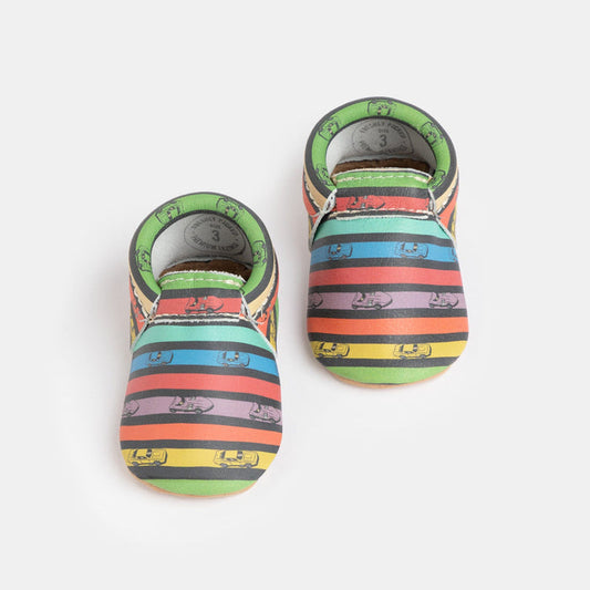 Rainbow Hot Wheels™ City Baby Shoes City Mocc Soft Sole