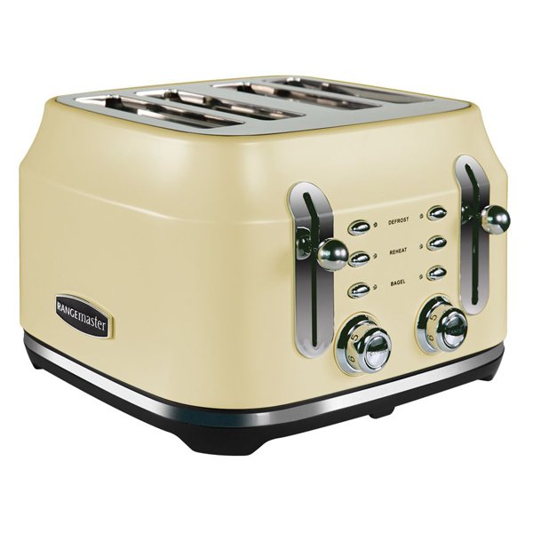 Rangemaster RMCL4S201CM Classic 4 Slice Toaster - Cream Cream
