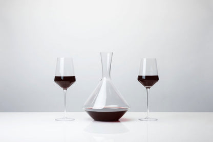 Raye Angled Crystal Bordeaux Decanter & Wine Glass Set (Online Only)