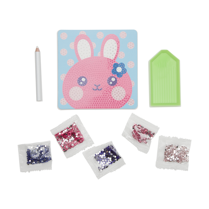 OOLY view of Razzle Dazzle DIY Gem Art Kit - Bouncy Bunny contents