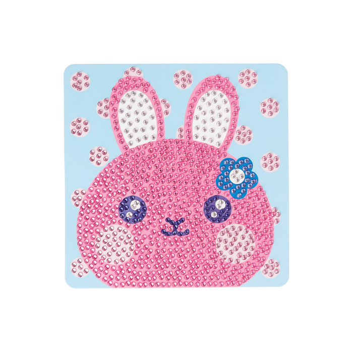 OOLY view of Razzle Dazzle DIY Gem Art Kit - Bouncy Bunny in use