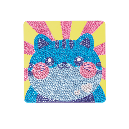 OOLY view of Razzle Dazzle DIY Gem Art Kit - Cutesy Cat in use