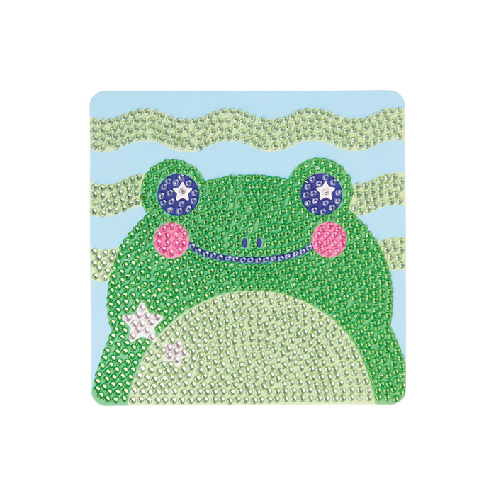 OOLY view of Razzle Dazzle DIY Gem Art Kit - Funny Frog in use