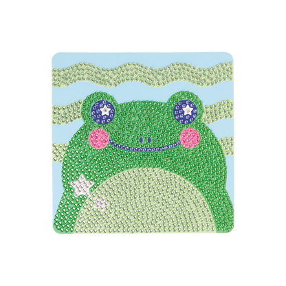 OOLY view of Razzle Dazzle DIY Gem Art Kit - Funny Frog in use