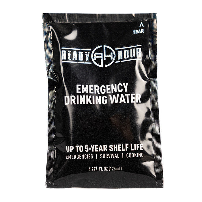 Ready Hour 1 Week Drinking Water Reserve: 256 Pouches (Over 8 Gallons)