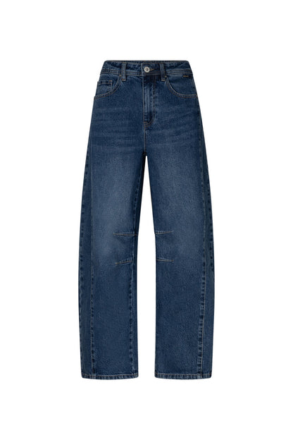 Red Button SRB5130 Cayla Mid Stone Used Jeans L28 front view Shop Red Button at Dotique
