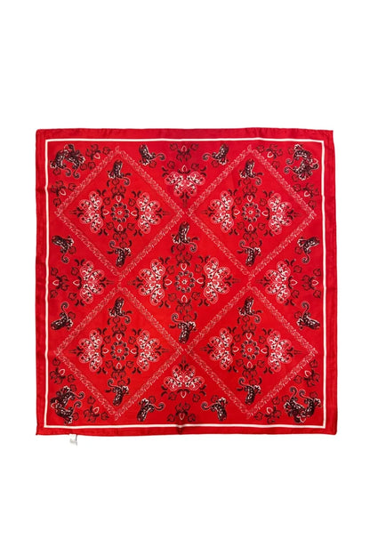 Red Paisley Diamond Wildrag Bandana