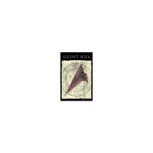 Red Pyramid Thing Enamel Pin
