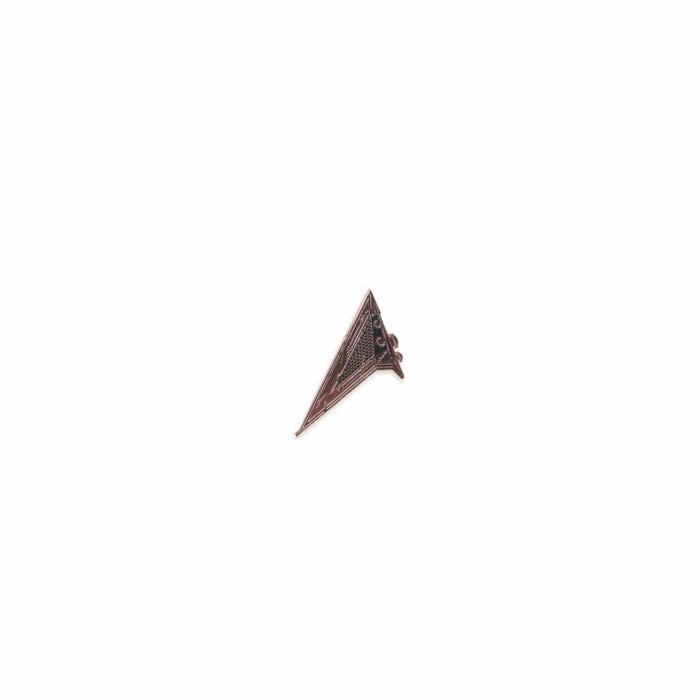 Red Pyramid Thing Enamel Pin
