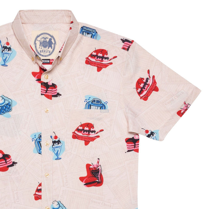RSVLTS XS RSVLTS Short Sleeve Shirt Red, White, and Blue Plate Special – KUNUFLEX Short Sleeve Shirt
