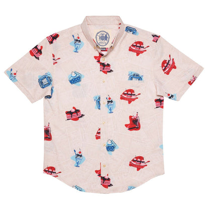 RSVLTS RSVLTS Short Sleeve Shirt Red, White, and Blue Plate Special – KUNUFLEX Short Sleeve Shirt