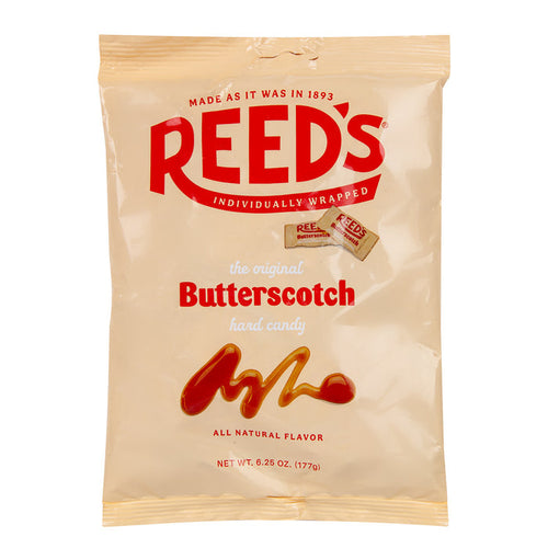 Reed's Butterscotch Candy 4oz Peg Bag - 12ct