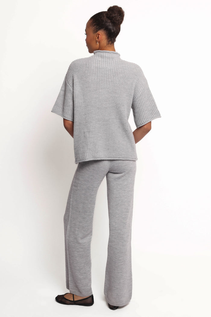 Petal and Pup USA SETS Remii Knit Pant Set - Grey