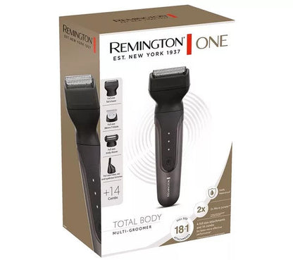 Remington One Total Body Wet & Dry Multi-Groomer - Black & Dark Grey | PG780