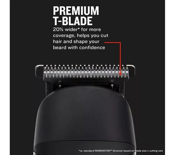 Remington One Total Body Wet & Dry Multi-Groomer - Black & Dark Grey | PG780