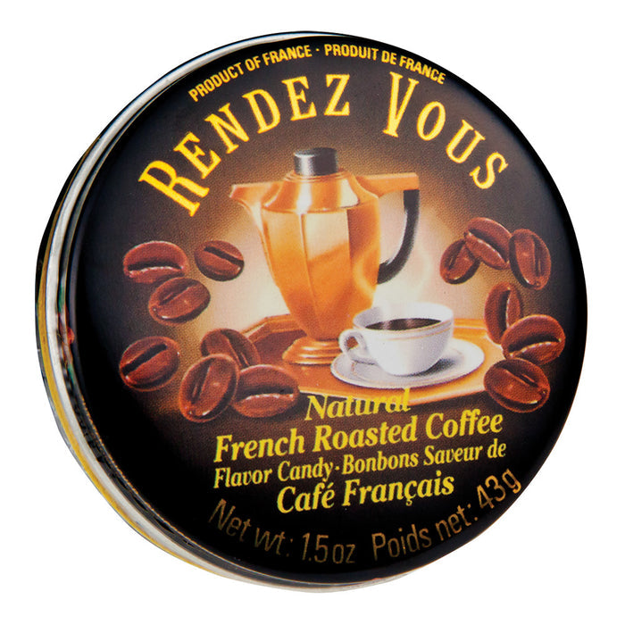 Rendez French Roasted Coffee Vous 1.5oz Tin - 12ct