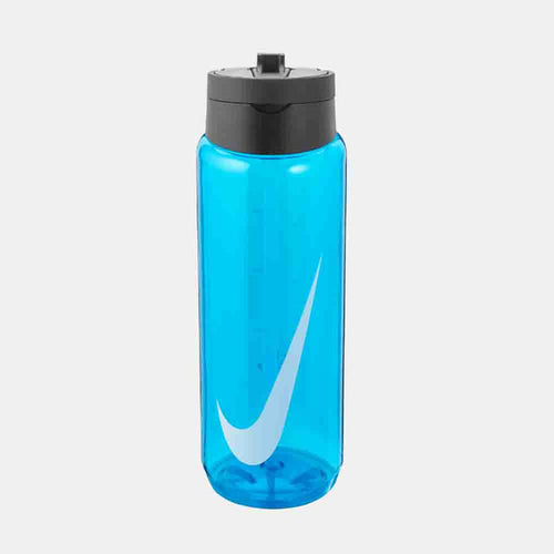 Front view of the Nike Renew Recharge Straw Bottle 24oz.
