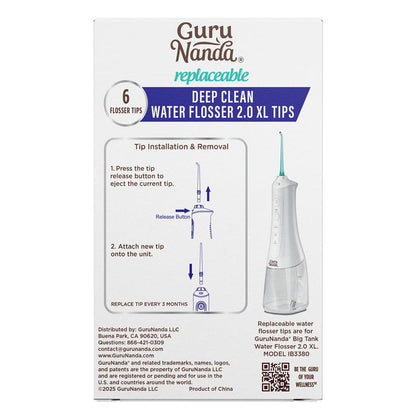 Replacement Floss Tips for Deep Clean Dental Water Flosser 2.0 XL