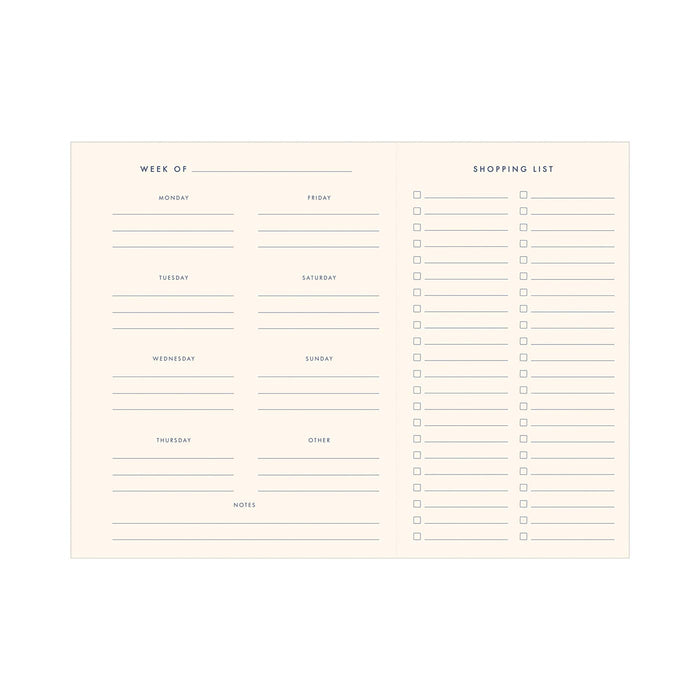 Retro Weekly Meal Planner